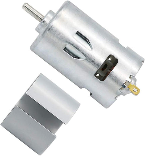 Micro DC 12V-24V 10000RPM 775 Motor, High Power Low Noise Brushed DC Motor Driver for Electrical Tools