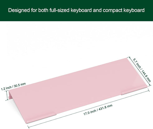 Computer Keyboard Stand Holder - Ergonomic Acrylic Keyboard Stand for Desktop Comfortable Keyboard Tray Riser