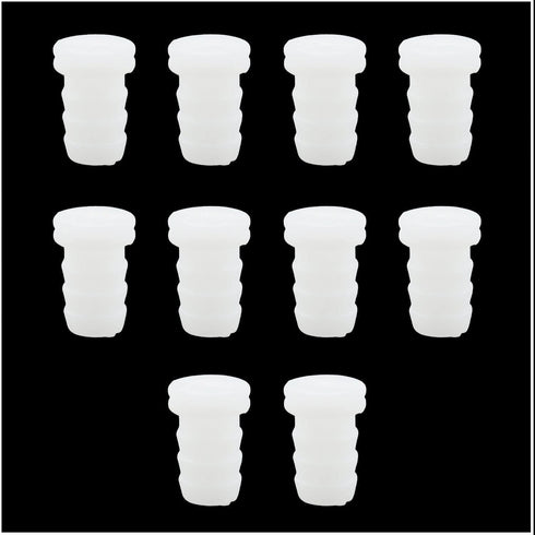 10pcs 1/2 Inch Pex Barb Plug End Cap Pipe Crimp Fitting, White