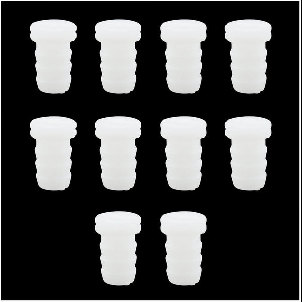 10pcs 1/2 Inch Pex Barb Plug End Cap Pipe Crimp Fitting, White