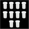 10pcs 1/2 Inch Pex Barb Plug End Cap Pipe Crimp Fitting, White