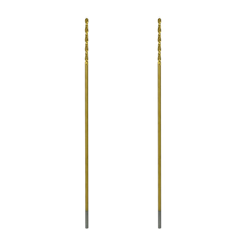 Tools 3/32 Inch x 6 Inch Cobalt Aircraft Extension Bit – 2 Pack M35 Cobalt Drill Bit for Steel, Hard Metal
