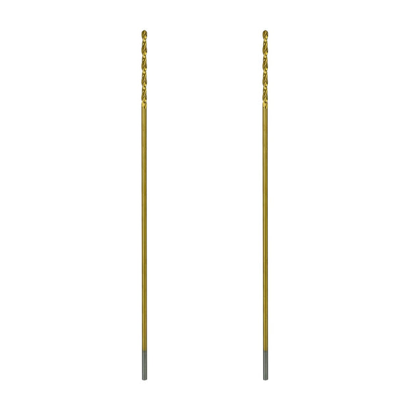 Tools 3/32 Inch x 6 Inch Cobalt Aircraft Extension Bit – 2 Pack M35 Cobalt Drill Bit for Steel, Hard Metal