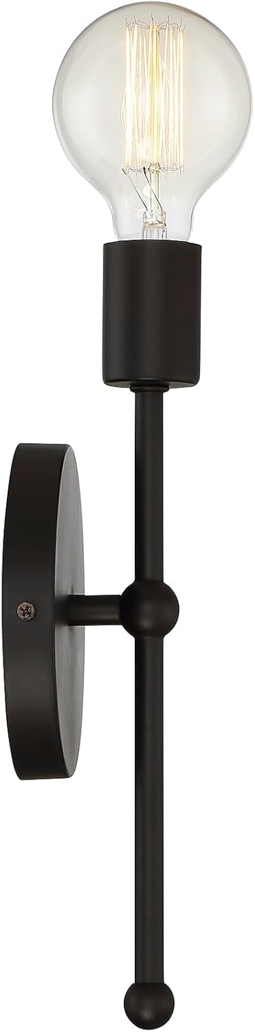 Savoy House M90005-13 1-Light 60 Meridian Wall Sconce, Watts, Oil Rubbed Bronze