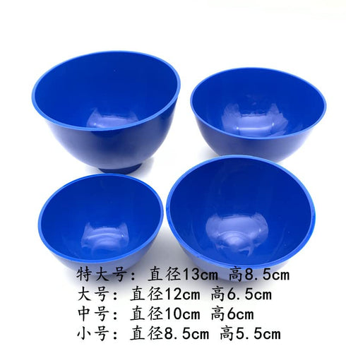 Lab Flexible Alginate Rubber Mixing Bowls Small/Medium/Large/Extra Large with One Spatula (4)