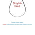 StonyLab Borosilicate Glass 100mL Heavy Wall Single Neck Recovery Flask, 24/40 Outer Joint