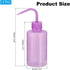 PATIKIL 250ml Wash Bottle, 2pcs Plastic Squeeze Bottle Narrow Mouth Bottle Watering Tools for Lab Cleaning Washing Irrigation Liquid Storage, Purple