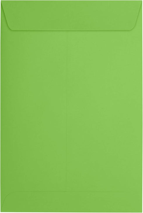 LUXPaper 6 x 9 Open End Envelopes | Peel & Press | Limelight Green | 80lb. Text | 50 Qty by LUXPaper