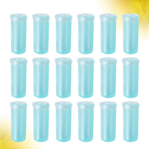 200Pcs 4cm Garneck Floral Water Tubes Vials Stem Rose Water Container Tubes Flower Nutrition with Cap for Flower