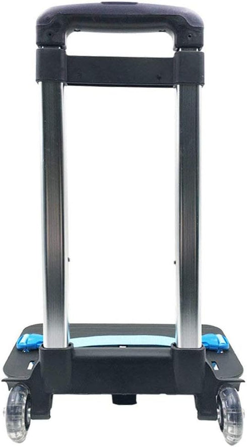 VILINKOU Backpack Schoolbag/Backpack Hand Truck Wheeled Cart Trolley Hand Aluminium Alloy Folding Trolley Cart