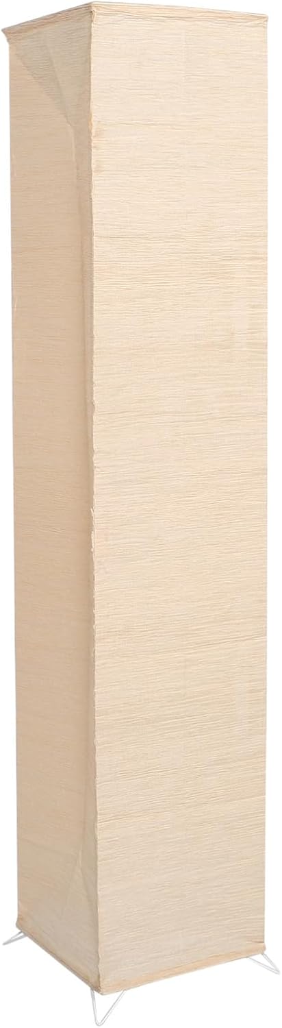 Uonlytech Japanese Paper Floor Lamp Shade: Foldable Replacement Lampshade for Standing Lamp,