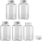 uxcell 300ml/10.1oz Plastic Lab Chemical Reagent Bottle, Wide Mouth Liquid Storage Container, 5pcs