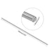 uxcell 20pcs Round Steel Metal Rods, 1.8mm x 100mm High Speed Steel Lathe Bar Stock Tool for DIY Craft