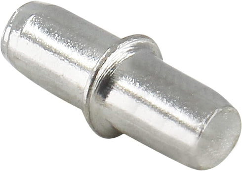 Piutouyar 50Pcs 5mm Shelf Pins Cabinet Shelf Pegs Metal Nickel Shelf Support Pegs Heavy Duty Shelf Bracket Pegs