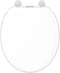 Gerber Round Front Toilet Seat with Cover, Soft Close, No Slam, Quick