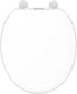 Gerber Round Front Toilet Seat with Cover, Soft Close, No Slam, Quick