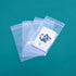 iMailer 100 Count Small Plastic Bags - 3" x 5" Reclosable Zip Bags 2 Mil with Lock Seal for Treats, Snack, Jewelry
