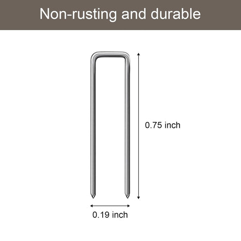 DFD 40 (0.75 0.19") Pieces Shutter Replacement Staples Plantation Shutter Repair Parts Plantation Shutter Staples
