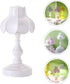 3 UKCOCO Lotus Table Lamp with USB Charging Port - Small Desk Lamp for Reading with Color Modes - Warm Light Nightstand