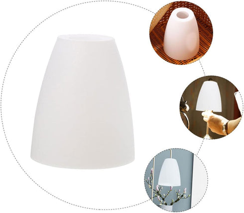 4.52X3.93X3.93In Plastic Lampshade Replacement Lightweight Lamp Shade Cover for Table Floor Pendant Lights Home