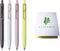 uni-ball one F 0.38mm Gel Pen, 4 Body Colors Set with Sticky Notes