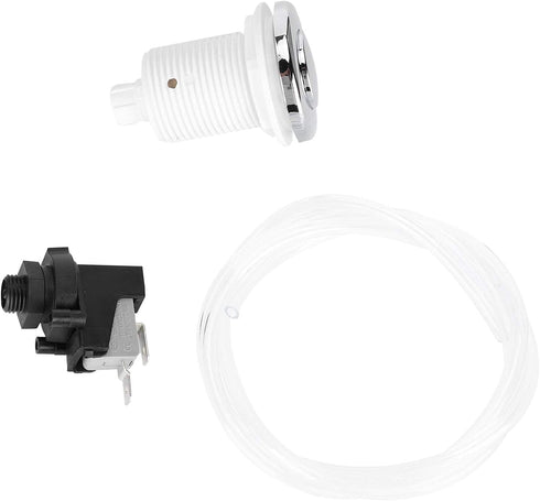 16A 1m On Off Push Button Switch Jetted Whirlpool Jet for Bath Tub Spa Garbage, Garbage Disposal Air Switch Kit