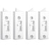 Window Latch Locks, 4 Pack Plastic Construction Spring Loaded Tilt Latch Replacement for Windows