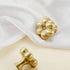 SANCHAKOU 2 Pack Gold Cabinet Knobs Shoe Cabinet Bedside Table Handle Wardrobe Cabinet Drawer Brass Handle Copper Color