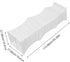 FOMIYES Foldable Paper Floor Lamp Shade Replacement, Minimalist Rice Paper Lampshade for Living Room Bedroom Office