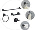 Stainless Steel Retro Towel Hanger Ring for Bathroom