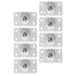 jojofuny 8pcs Self-Adhesive Sticky Case Wheels Swivel Casters for Storage Boxes Rolling