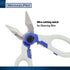 MichaelPro MP010025 6" Heavy Duty Electrician Scissors, Multi-Purpose Shears with Protective Sheath Included