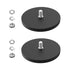 2Pack Mounting Magnets, 130LBS Rubber Coated Neodymium Magnets with M8 Threaded Studs,