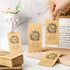 Fumete 50 Pcs Baby Shower Seed Packet Self Adhesive Kraft Envelopes for Party, No Seeds