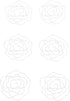 Paperclips Set, Metal Decorative Exquisite 50pcs Flower Paper Clips Cute for Office for Scrapbooking (White) by Pomya