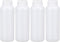 PE Plastic Food Grade Wide Mouth Lab Reagent Bottle, Translucent 17oz Chemical Storage Container