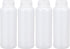 PE Plastic Food Grade Wide Mouth Lab Reagent Bottle, Translucent 17oz Chemical Storage Container