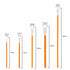FTPGBL 100 (5 Cleaning Lab Swab Kit PCS Microfiber Knitted Polyester Cleaning Sticks Professional Lint Free Lab Swabs