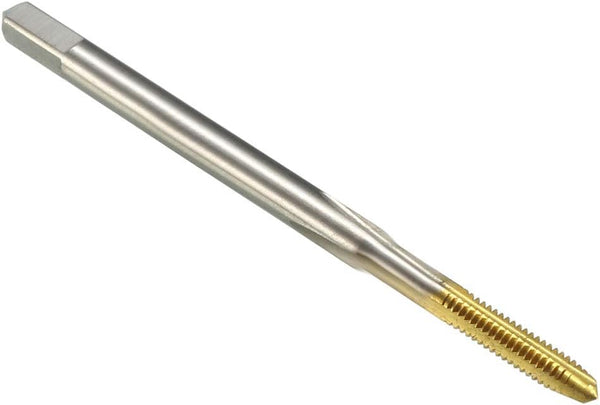 uxcell Metric Machine Tap M2 x 0.4mm H2 Titanium Coated High Speed Steel Screw Thread Tapping Tool