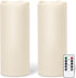 GenSwin Waterproof Large Flameless Candles with Remote for Lanterns, 2 Pack 4"