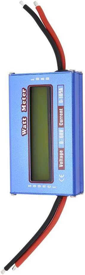 Watt Meter, Digital Power Analyzer with Digital LCD, DC 60V 100A Wattmeter for Voltage, Current, Power, Charge, Energy