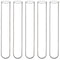 200 Pack Borosilicate Glass Round Bottom Test Tubes, 12 mm OD x 75 mm Length