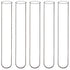 200 Pack Borosilicate Glass Round Bottom Test Tubes, 12 mm OD x 75 mm Length