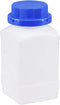 uxcell 750ml/25.4oz Plastic Lab Chemical Reagent Bottle Wide Mouth Sample Sealing Liquid Storage Container Translucent