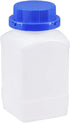 uxcell 750ml/25.4oz Plastic Lab Chemical Reagent Bottle Wide Mouth Sample Sealing Liquid Storage Container Translucent
