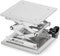 stonylab 8 inch x 8 inch Lab Scissors Jack, 200 x 200 mm Stainless Steel Laboratory Lift Stand Table, 15KG Support
