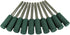 TMAX 10 pc 6 mm Cylinder Rubber Rotary Tool Polishing Burr with 3 mm Shank for Dremel Tools