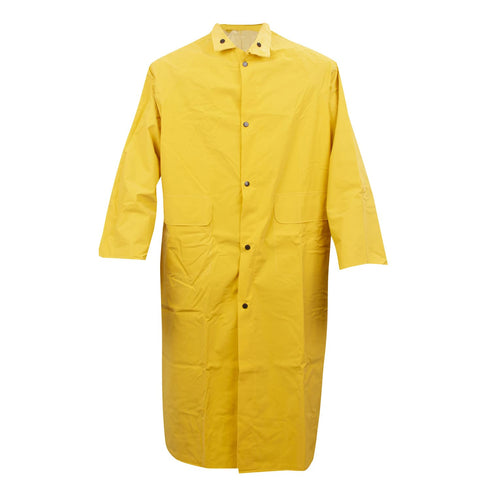R9023FRL .35 MM 3-Piece Cordova Stormfront FR PVC/Polyester, Yellow Rain Suit, Storm Fly Front with Zipper/Snap