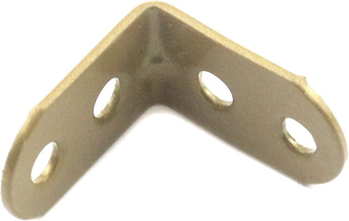 30 Pack 1.14" 1.14" MY MIRONEY L-Shaped Corner Bracket Shelf Bracket Heavy Duty Iron Corner Brace Joint Angle Bracket