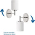 P2131-104 1-Light, Progress Lighting Replay Bath & Vanity, Polished Nickel